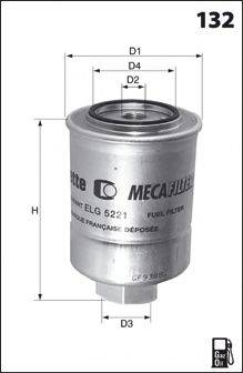 Паливний фільтр MECAFILTER ELG5405