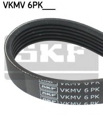 Полікліновий ремінь SKF VKMV 6PK2080